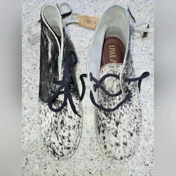 Uwezo Cow Hide Boots Size 7.5 - Picture 11 of 11